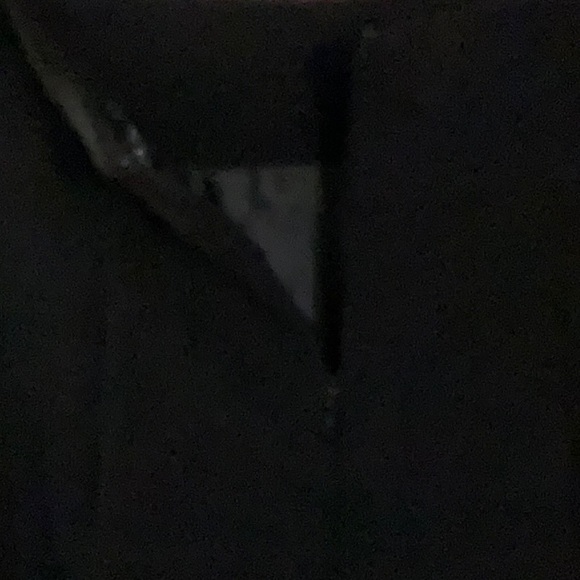 PANIZ Skirt Black Fringed Feather Hem Size 6 Y2K - Picture 6 of 6